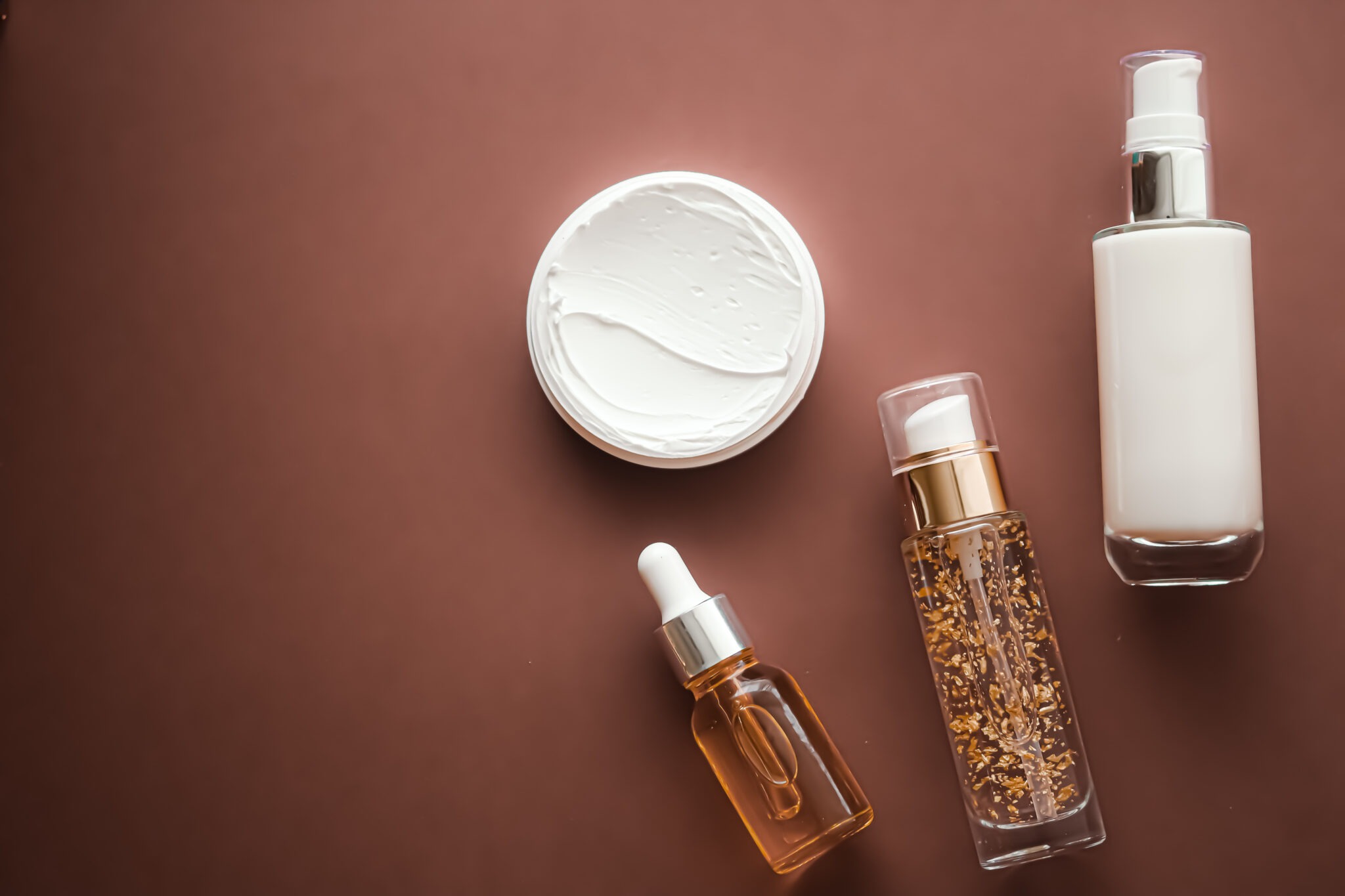 Anti-aging skincare products for maintaining results after non-surgical face lift.