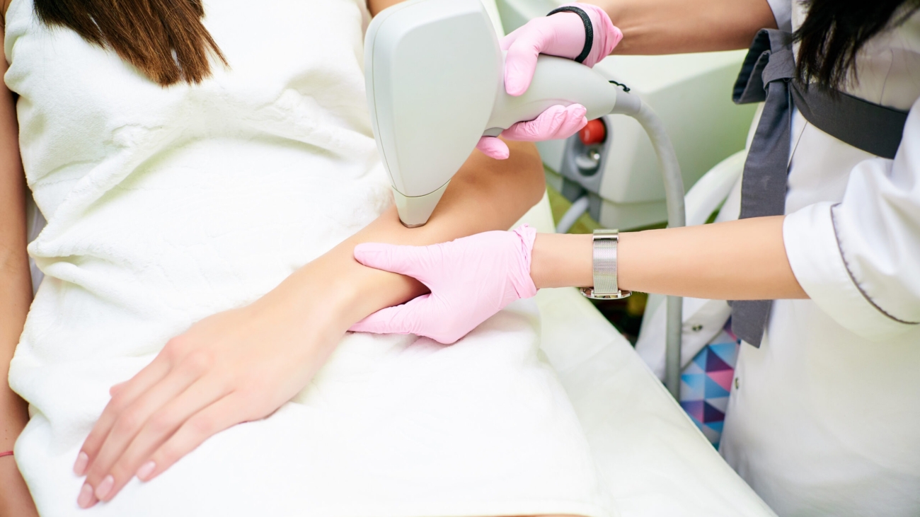 Laser hair removal treatment during winter in Riyadh clinic