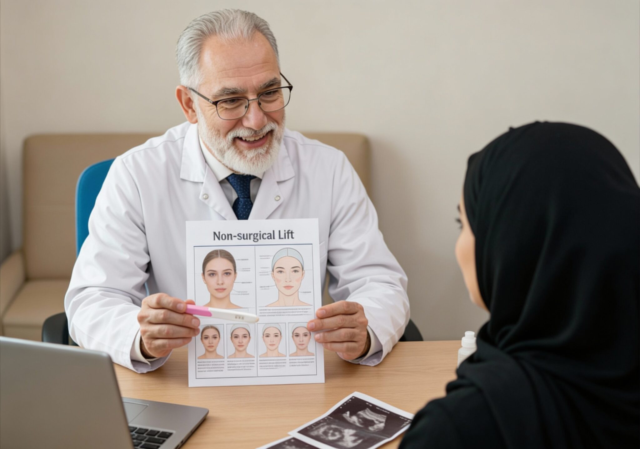 Dermatology consultation for HIFU and threads in Riyadh