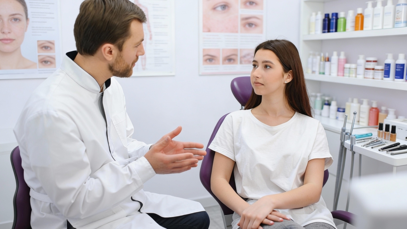 Acne scar treatment before Ramadan consultation in Riyadh