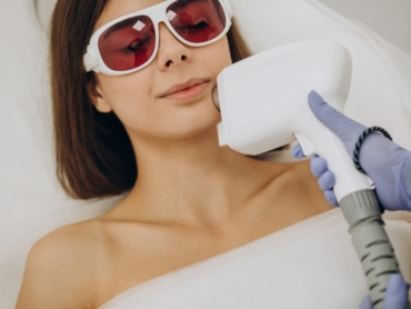 Laser hair removal session during Ramadan